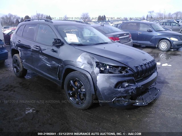 1C4PJMCB6GW214532 - 2016 JEEP CHEROKEE LATITUDE GRAY photo 1