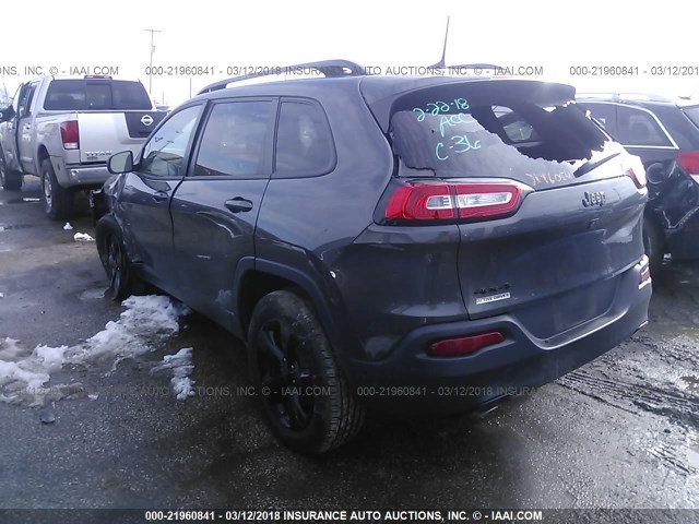 1C4PJMCB6GW214532 - 2016 JEEP CHEROKEE LATITUDE GRAY photo 3