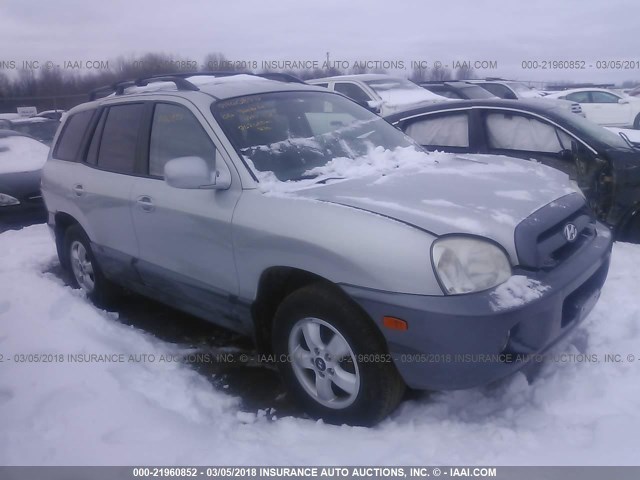 KM8SC73D26U057403 - 2006 HYUNDAI SANTA FE GLS/LIMITED SILVER photo 1