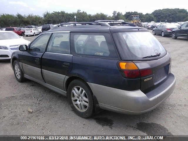 4S3BH675917645177 - 2001 SUBARU LEGACY OUTBACK AWP 蓝色 照片 3
