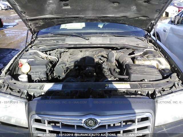 2C3KA53G68H119033 - 2008 CHRYSLER 300 TOURING GRAY photo 10