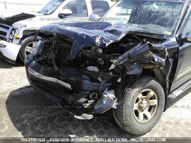 5TBRT34135S458051 - 2005 TOYOTA TUNDRA ACCESS CAB SR5 BLACK photo 6