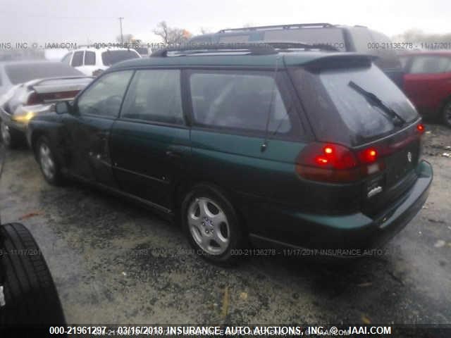 4S3BK6758T7307693 - 1996 SUBARU LEGACY GT GREEN photo 3