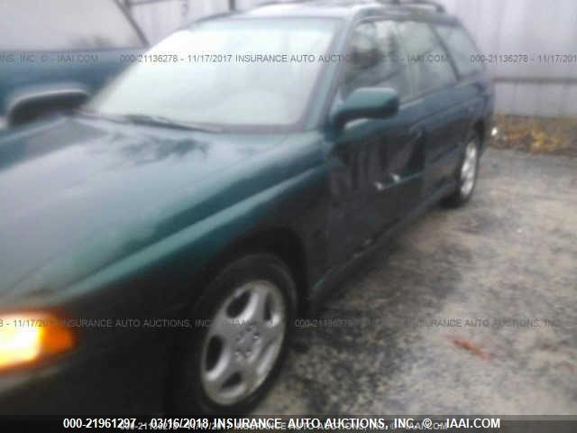 4S3BK6758T7307693 - 1996 SUBARU LEGACY GT GREEN photo 6