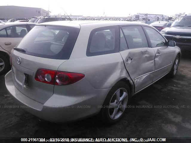 1YVFP82D045N75447 - 2004 MAZDA 6 S SILVER photo 4