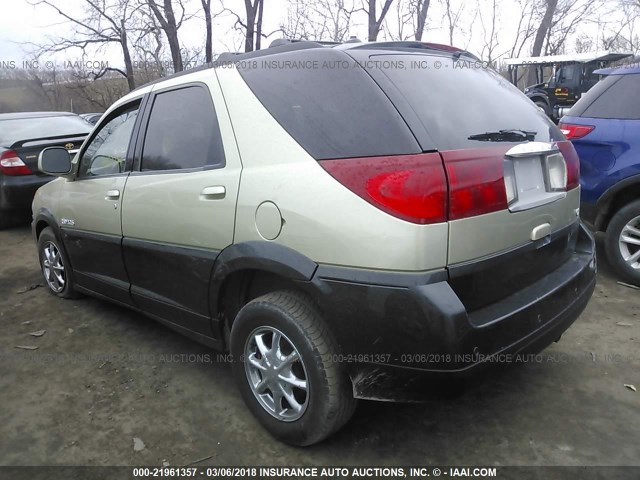 3G5DA03E73S586240 - 2003 BUICK RENDEZVOUS CX/CXL GOLD photo 3