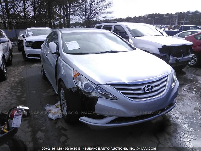 5NPEB4AC6BH017374 - 2011 HYUNDAI SONATA GLS SILVER photo 1