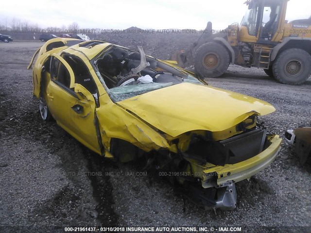 1G1AP18X597212753 - 2009 CHEVROLET COBALT SS YELLOW photo 1