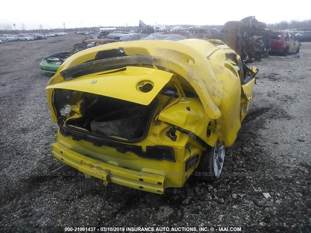 1G1AP18X597212753 - 2009 CHEVROLET COBALT SS YELLOW photo 4