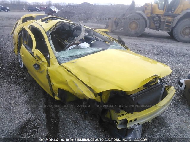 1G1AP18X597212753 - 2009 CHEVROLET COBALT SS YELLOW photo 6