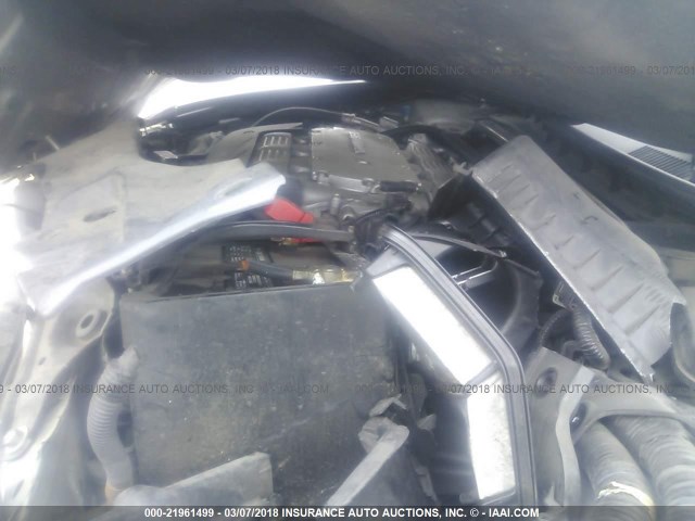 1HGCP36818A037959 - 2008 HONDA ACCORD EXL SILVER photo 10