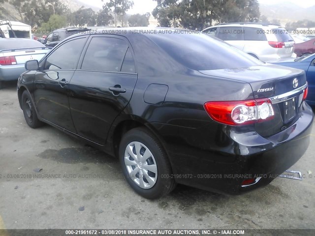 5YFBU4EEXDP178468 - 2013 TOYOTA COROLLA S/LE BLACK photo 3