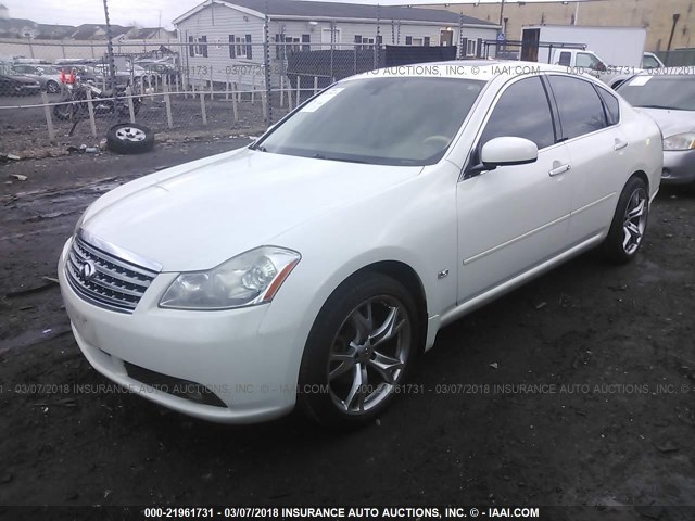 JNKAY01F47M456729 - 2007 INFINITI M35 SPORT WHITE photo 2