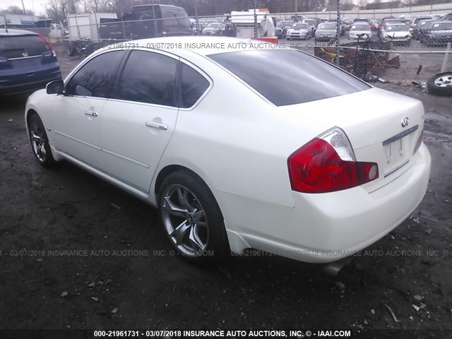 JNKAY01F47M456729 - 2007 INFINITI M35 SPORT WHITE photo 3