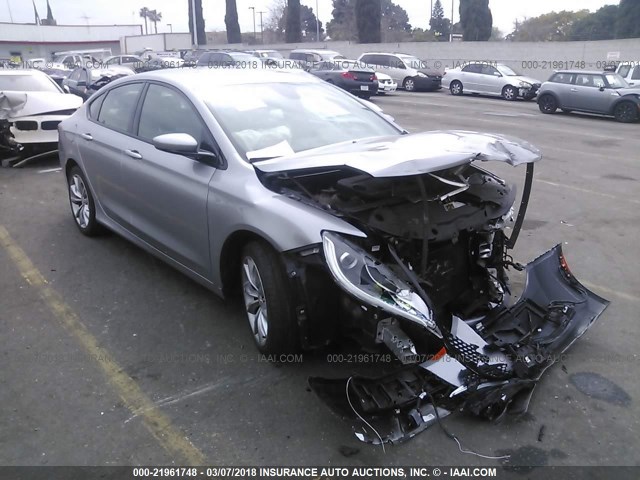 1C3CCCBB4GN134693 - 2016 CHRYSLER 200 S SILVER photo 1