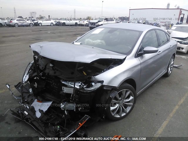 1C3CCCBB4GN134693 - 2016 CHRYSLER 200 S SILVER photo 2