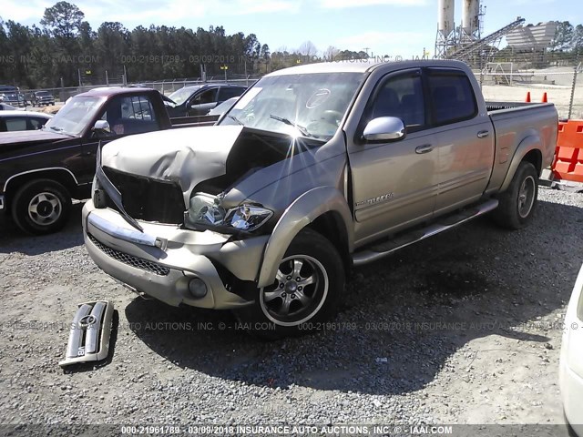 5TBDT44115S484955 - 2005 TOYOTA TUNDRA DOUBLE CAB SR5 GOLD photo 2