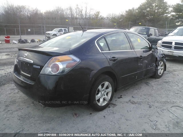 1N4CL21E18C180552 - 2008 NISSAN ALTIMA HYBRID BLACK photo 4