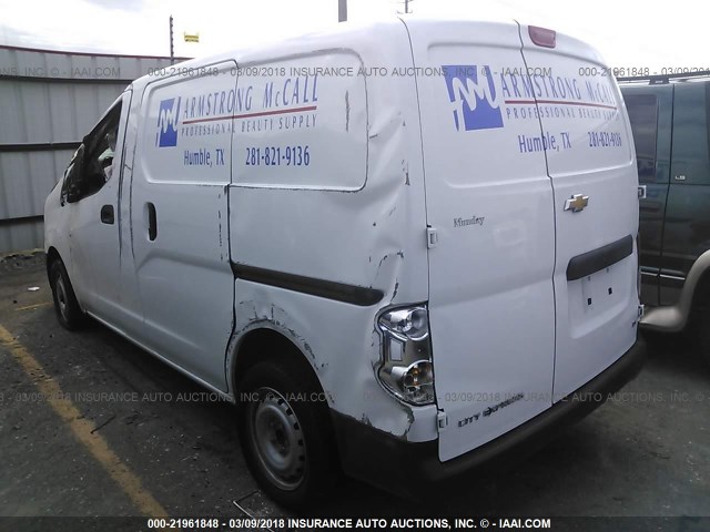 3N63M0YNXFK696429 - 2015 CHEVROLET CITY EXPRESS  WHITE photo 3