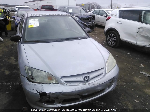 1HGES16364L008858 - 2004 HONDA CIVIC DX VP Gümüş foto 6