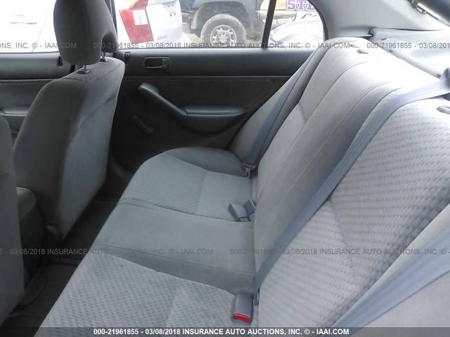 1HGES16364L008858 - 2004 HONDA CIVIC DX VP Gümüş foto 8