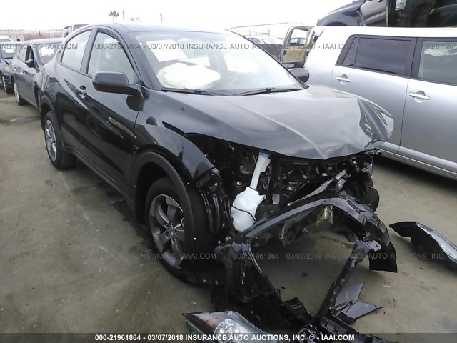 3CZRU5H32JM705527 - 2018 HONDA HR-V LX BLACK photo 1