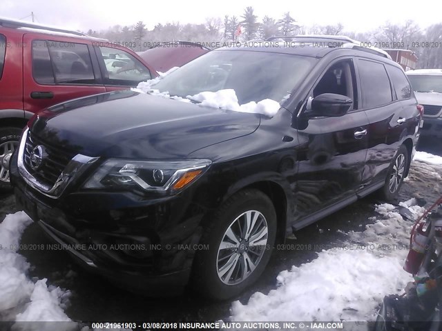 5N1DR2MM7HC632080 - 2017 NISSAN PATHFINDER S/SV/SL/PLATINUM 黑色 照片 2