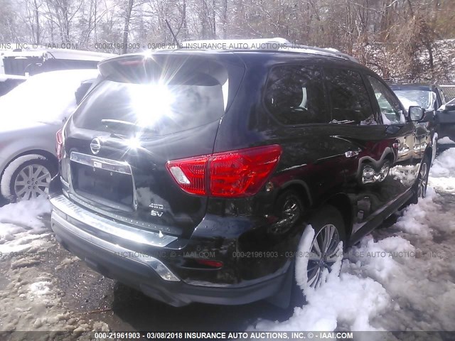 5N1DR2MM7HC632080 - 2017 NISSAN PATHFINDER S/SV/SL/PLATINUM 黑色 照片 4