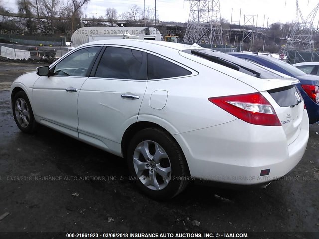 5J6TF2H52CL008251 - 2012 HONDA CROSSTOUR EXL WHITE photo 3