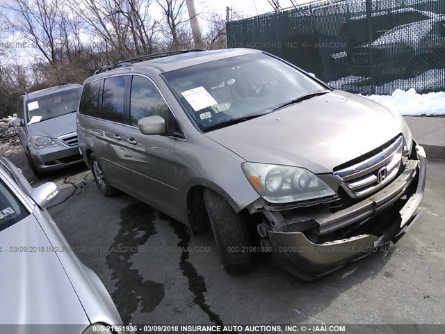 5FNRL38725B082176 - 2005 HONDA ODYSSEY EXL ოქროსფერი ფოტო 1