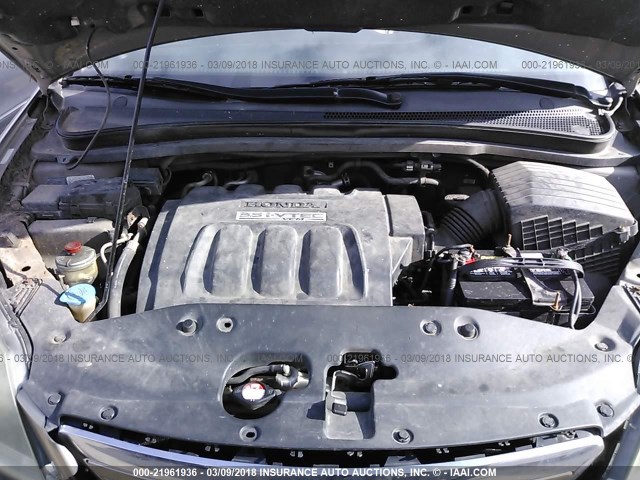 5FNRL38725B082176 - 2005 HONDA ODYSSEY EXL ოქროსფერი ფოტო 10