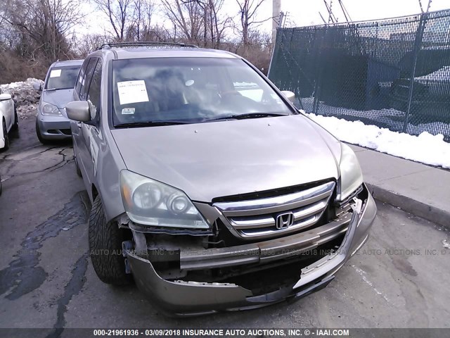 5FNRL38725B082176 - 2005 HONDA ODYSSEY EXL ოქროსფერი ფოტო 6