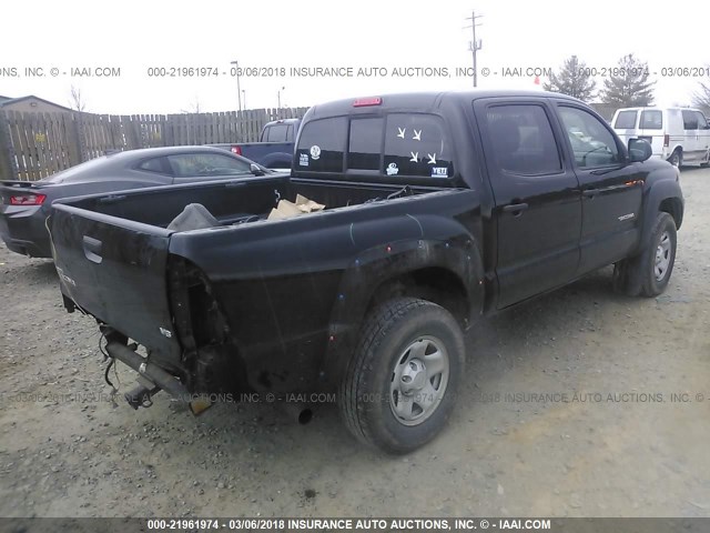 3TMLU4EN7EM136126 - 2014 TOYOTA TACOMA DOUBLE CAB 黑色 照片 4