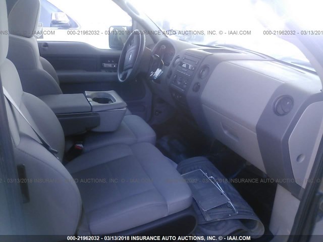 1FTRX02W17KC49507 - 2007 FORD F150 GRAY photo 5