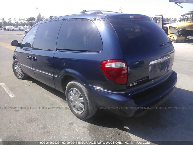 2A8GP64L76R877495 - 2006 CHRYSLER TOWN & COUNTRY LIMITED BLUE photo 3