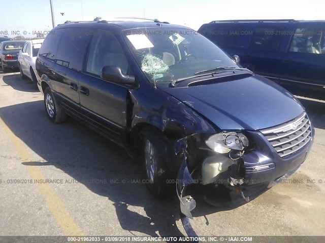 2A8GP64L76R877495 - 2006 CHRYSLER TOWN & COUNTRY LIMITED BLUE photo 6