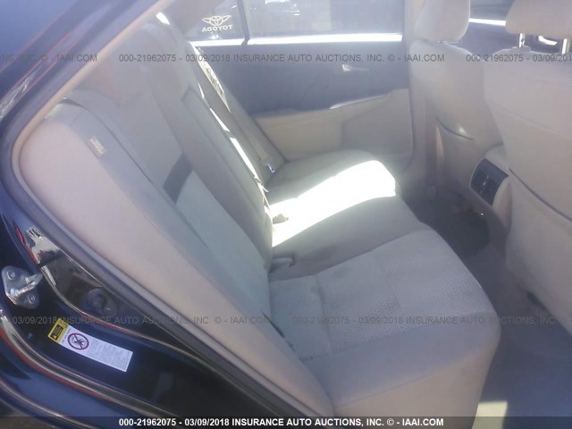 4T4BF1FK2DR292045 - 2013 TOYOTA CAMRY L/SE/LE/XLE BLACK photo 8