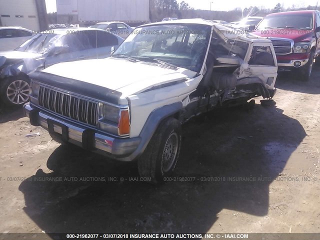 1J4FJ78S5TL146493 - 1996 JEEP CHEROKEE COUNTRY WHITE photo 2