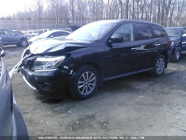 5N1AR2MM3EC726617 - 2014 NISSAN PATHFINDER S/SV/SL/PLATINUM 黑色 照片 2