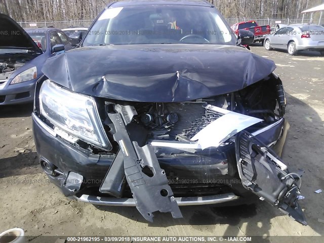 5N1AR2MM3EC726617 - 2014 NISSAN PATHFINDER S/SV/SL/PLATINUM 黑色 照片 6