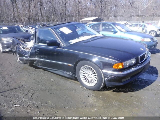 WBAGH8345YDP16477 - 2000 BMW 740 IL BLACK photo 1