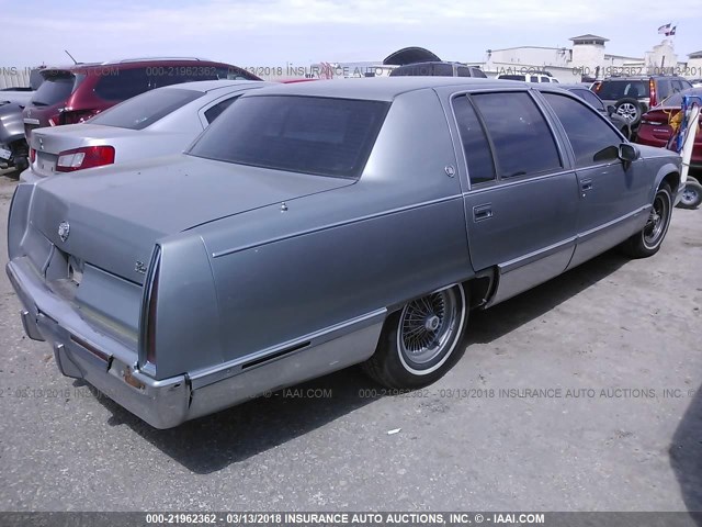 1G6DW52P2RR714070 - 1994 CADILLAC FLEETWOOD BROUGHAM GRAY photo 4