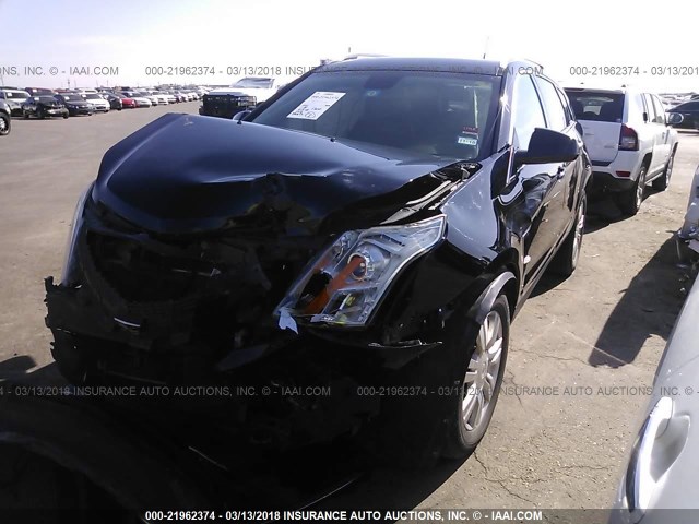 3GYFNAE38CS509295 - 2012 CADILLAC SRX LUXURY COLLECTION BLACK photo 2