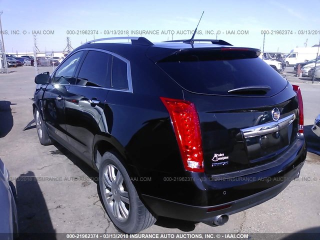 3GYFNAE38CS509295 - 2012 CADILLAC SRX LUXURY COLLECTION BLACK photo 3