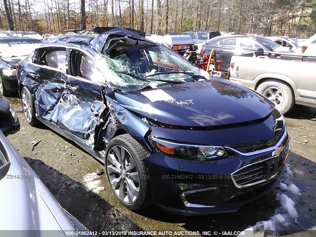 1G1ZH5SX2HF110590 - 2017 CHEVROLET MALIBU PREMIER BLUE photo 1