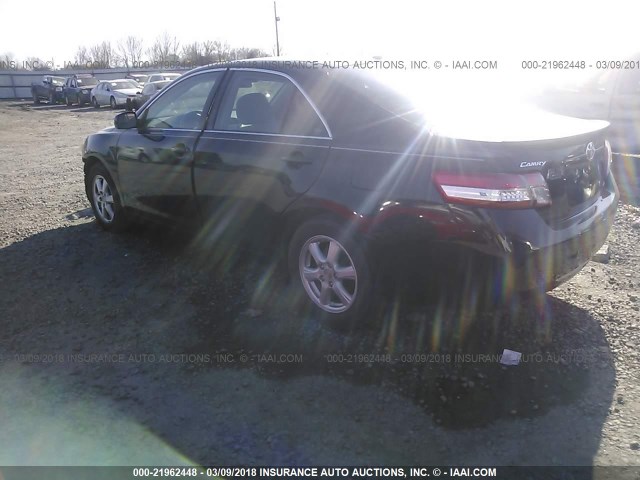 4T1BF3EK2AU068552 - 2010 TOYOTA CAMRY SE/LE/XLE 黑色 照片 3