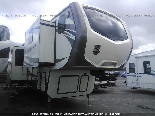 4YDF38220J4700056 - 2018 KEYSTONE MONTANA3820FK  WHITE photo 1
