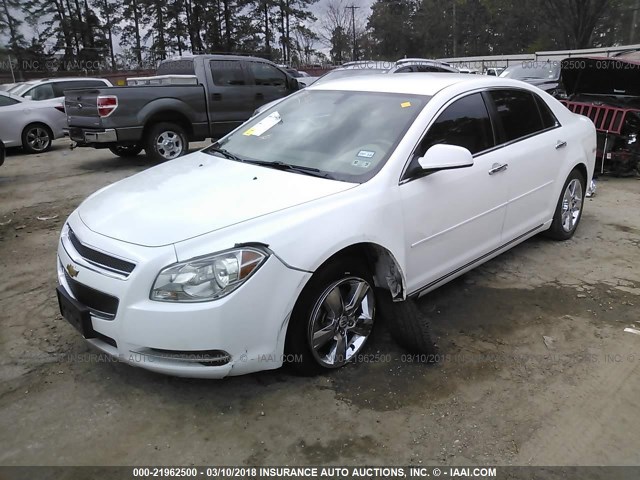 1G1ZD5EU5CF103204 - 2012 CHEVROLET MALIBU 2LT 白色 照片 2