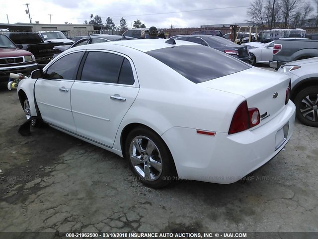 1G1ZD5EU5CF103204 - 2012 CHEVROLET MALIBU 2LT 白色 照片 3