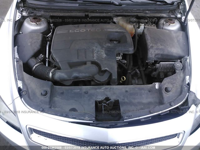 1G1ZB5EB6AF163512 - 2010 CHEVROLET MALIBU LS 银色 照片 10